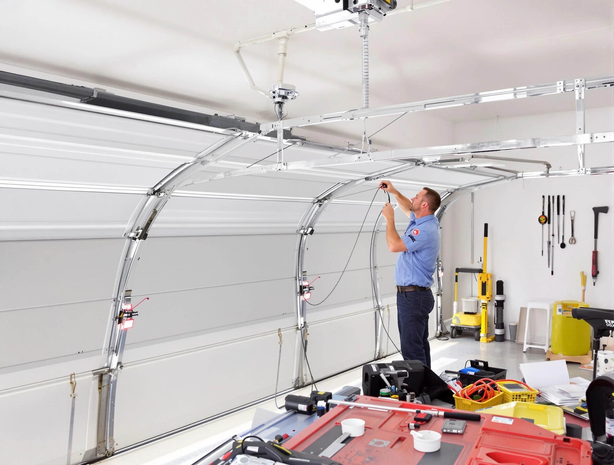 Garage door cable repair service by Bridgewater Garage Door Repair in Bridgewater
