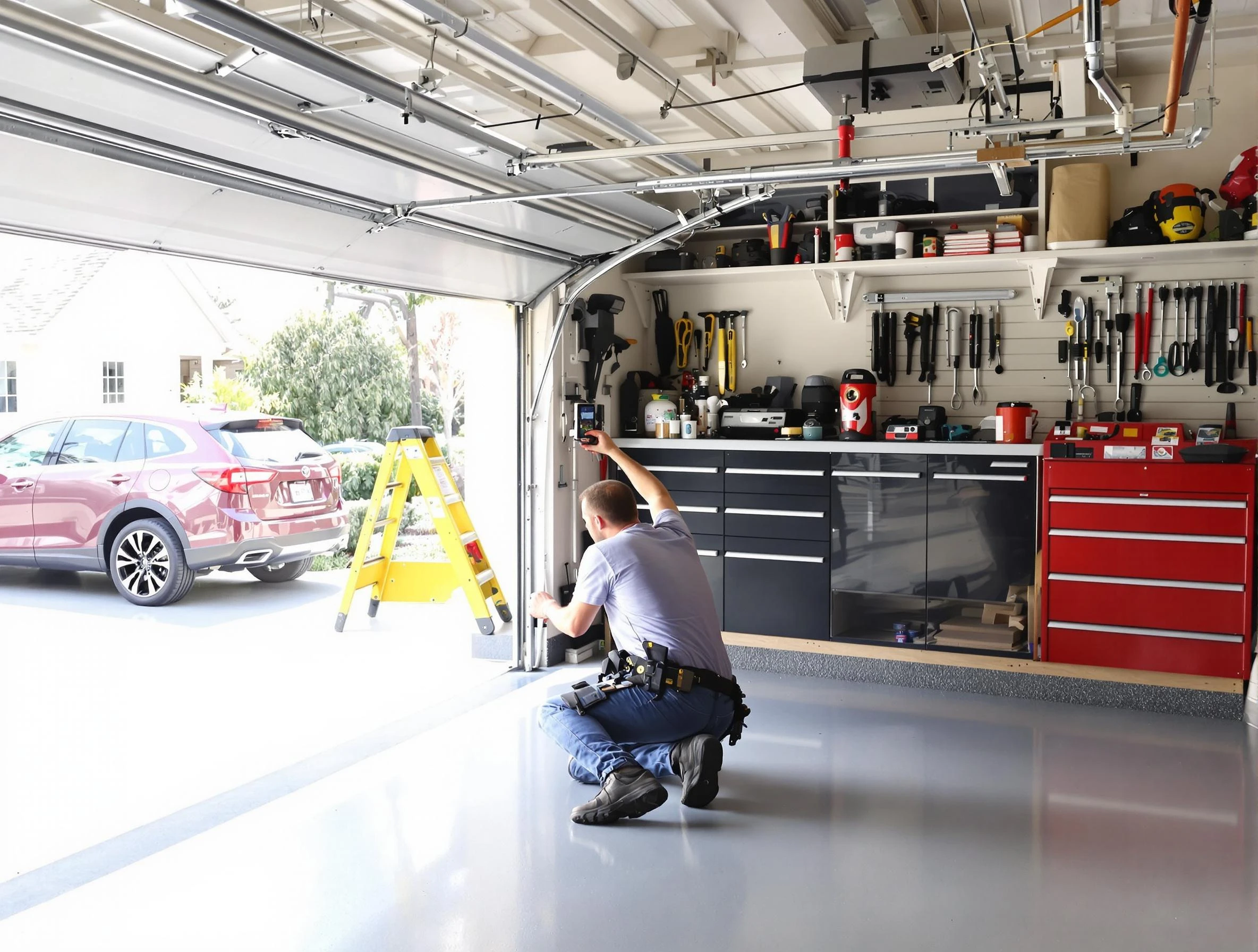 Local garage door repair service by Bridgewater Garage Door Repair in Bridgewater